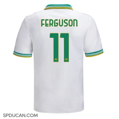 Muški Nogometni Dres AS Roma Evan Ferguson #11 Rezervni 2025-26 Kratak Rukav Muški Nogometni Dres AS Roma Evan Ferguson #11 Rezervni 2025-26 Kratak Rukav